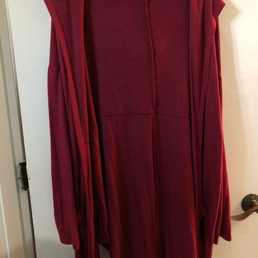 Hooded cardigan